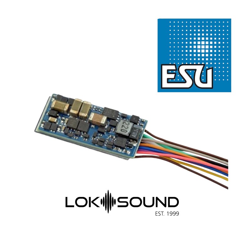 ESU 58923 LokSound 5 Nano DCC Blank decoder, single wires, gauge